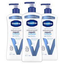 Vaseline Intensive Care Unscented Advanced Repair Body 20.3 Fl Oz Pack of 3 