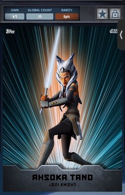 Star Wars Card Trader - 2015 Epic Jedi Sith 35cc Ahsoka Tano