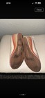 TOMS Women's Beige Peep Toe Wedge Heels Comfort Slip On Fabric Size 9 — photo 4