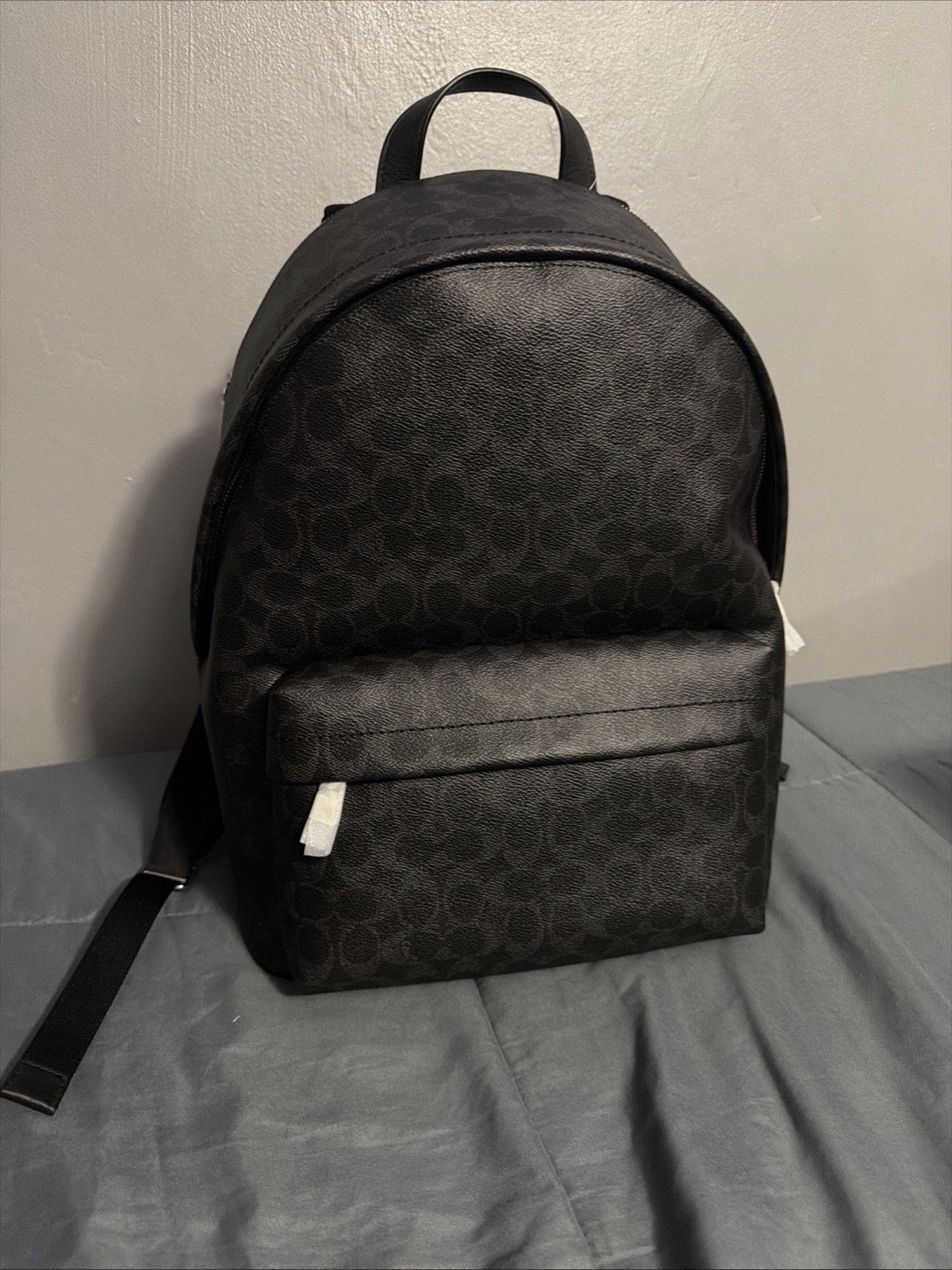 Coach Taylor Backpack Signature Canvas Leather Black