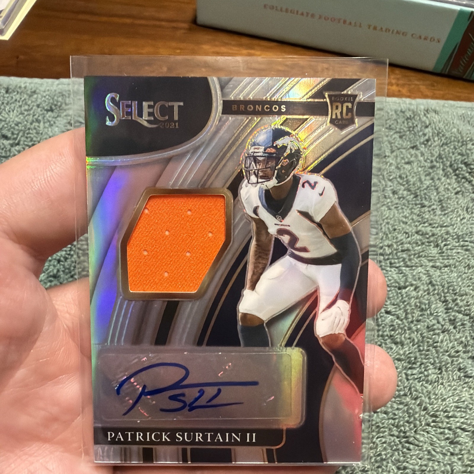 Patrick Surtain II Panini Select Rookie Signature Memorabilia #RSMPSU Base