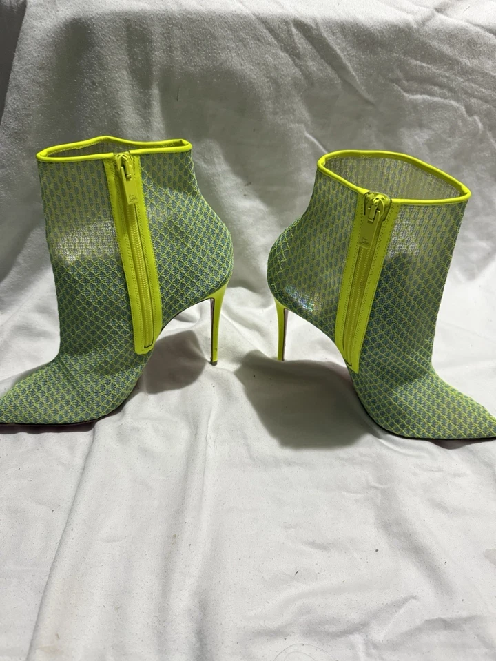 Christian Louboutin Encaje Denim Gipsybootie 100mm Mujer’s EU 37 Foto 3 de 4