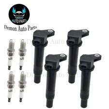 Bobina de encendido y bujía 4 piezas para Dodge Attitude 2006-2011 1,4 L 1,6 L L4