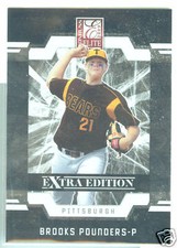 Brooks Pounders Kansas City Royals 09 Donruss Elite Extra
