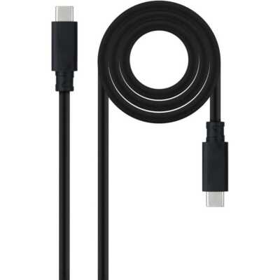 Cavo USB 3.1 Tipo C Da 1m Nero Per Motorola Moto E13, Adattatore Per PC E Ricarica, Plug And Play, Trasferimento Dati - 5