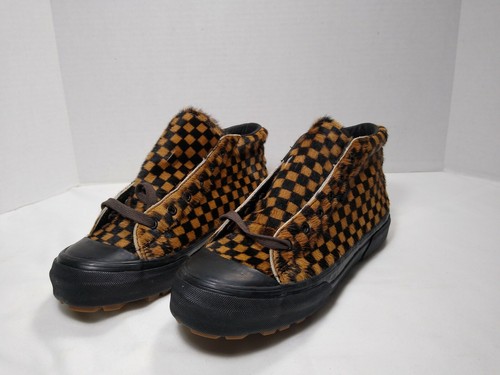 Vault da Vans OG G.I. Lx CAVALLINO Mid High Scarpe da ginnastica a  scacchiera | eBay