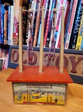 VINTAGE SELDOM SEEN EARLY SCHOENHUTT COMIC LIVE WIRE DOUBLE ACROBAT WOODEN TOY