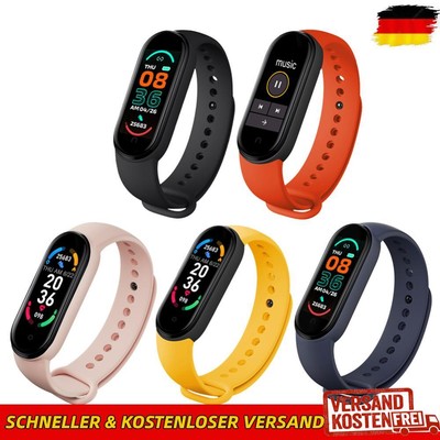 enjoymentlin M6 Smart Watches Wasserdicht Laufen Smartwatch Blutdruck-Armband