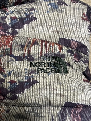 The North Face 700 Wildlife Deer Goose Down Puffer Vest Size Women's M Medium - Picture 2 of 7