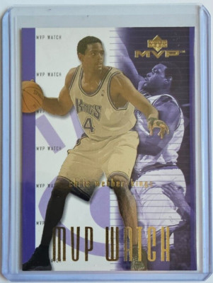 Chris Webber MVP Watch Insert Upper Deck MVP 2001-02 Card #M3 Sacramento Kings
