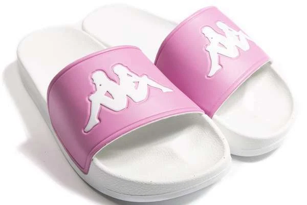 KAPPA AUTHENTIC ADAM 2 PINK WHITE MENS SLIDES SANDALS SIZE 6 11 NEW