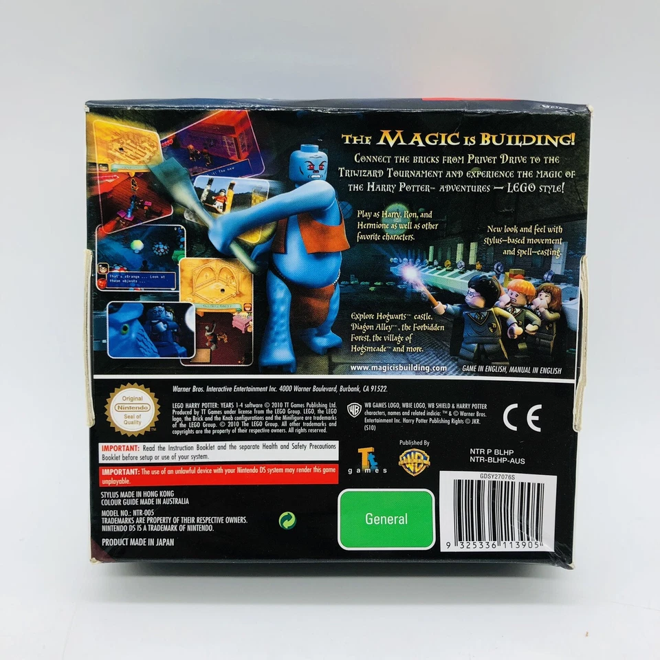 Rare Nintendo DS Special Edition Lego Harry Potter Years 1-4  Pack - Image 2 of 4