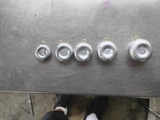 COIN SINKERS (RIVER) 1-16 OZ FREE SHIPPING