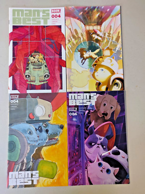 BOOM COMICS: 2024 Man's Best # 004 - 4 MAGAZINES Set