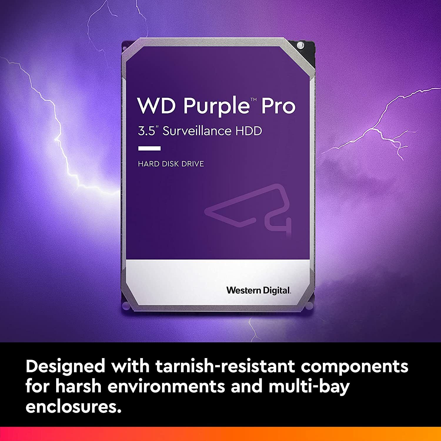 Western Digital Purple Pro 10TB Surveillance Hard Drive 3.5