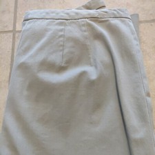 Lands' End women's size 10 pants tan color straight leg zip fly NO pockets