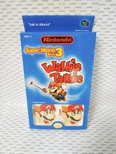 SUPER MARIO BROS 3 WALKIE TALKIE NINTENDO 1989 1990 TALK TO MARIO MICRO GAMES