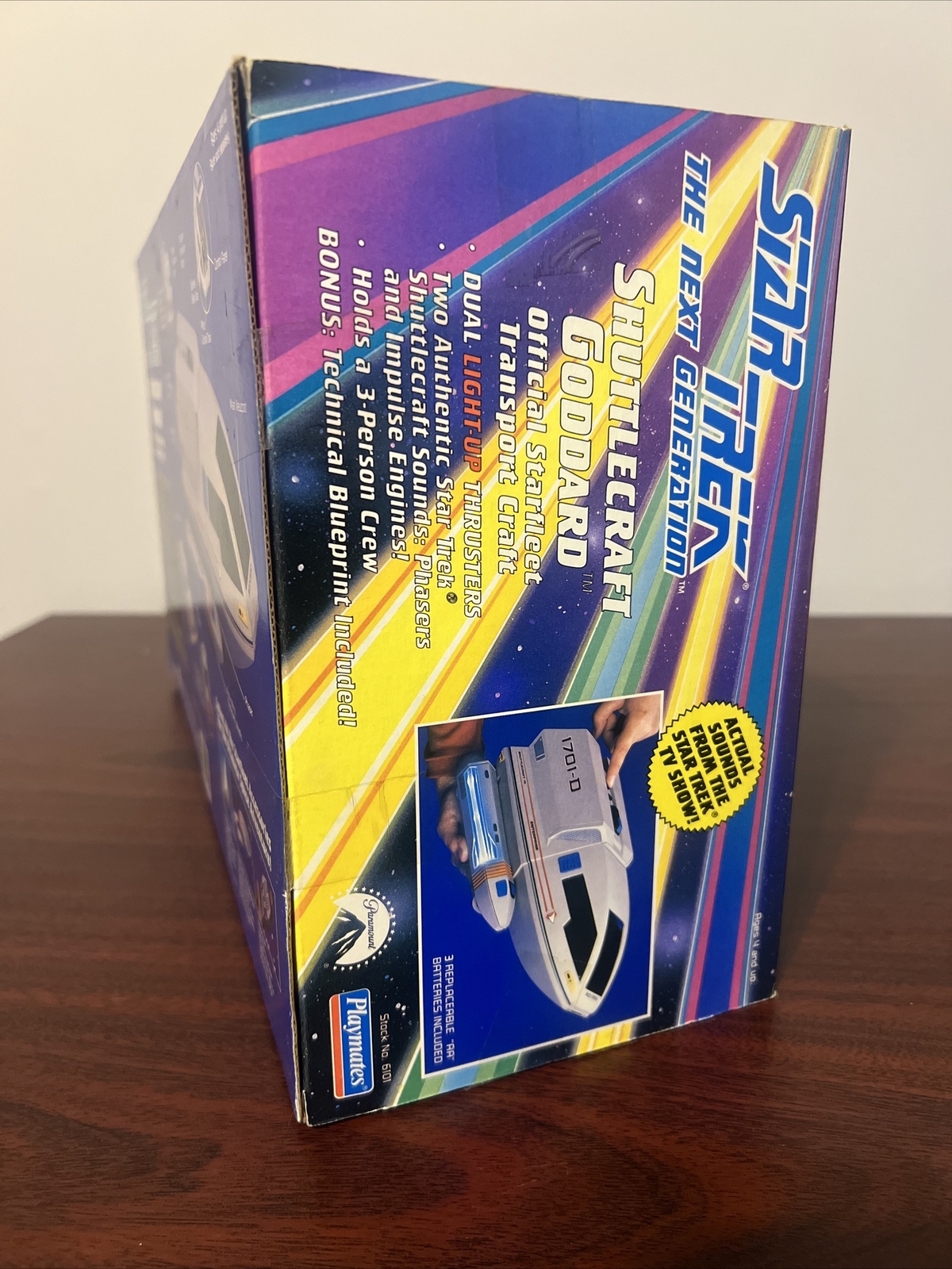 New 1992 STAR TREK Next Generation Shuttlecraft Goddard Unopened
