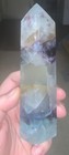 Healing Crystal Lot- Rainbow Fluorite Tower, Natural Amethyst Cluster — photo 6