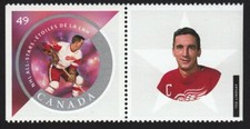 HOCKEY = TED LINDSAY = NHL = Canada 2004 # 2017c MNH from pane