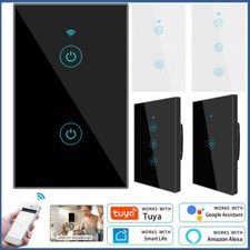 1/2/3 WiFi Smart Life Wall Touch Light Switch Glass Panel For Alexa/Google APP