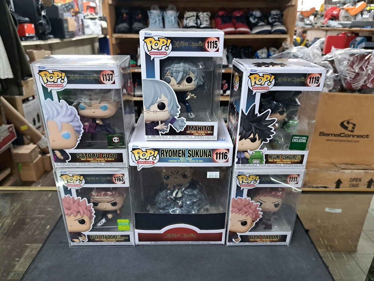 FUNKO POP Jujutsu Kaisen Set Of 6 #1137, #1163, #1115, #1116