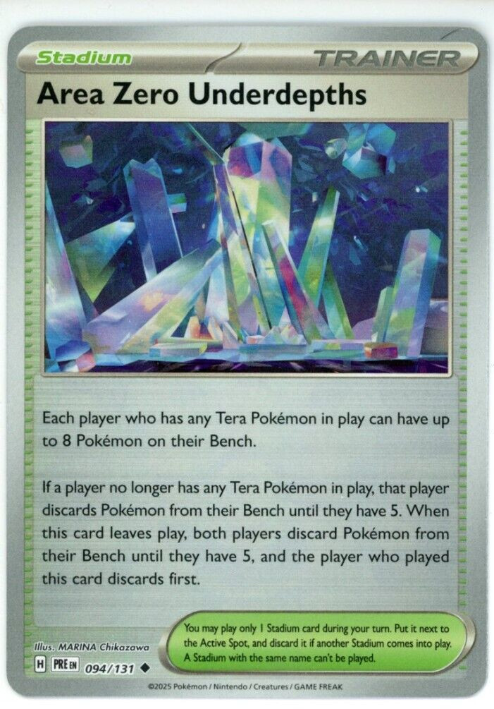 Pokemon TCG Area Zero Underdepths (Poke Ball Pattern) 094/131 Reverse Holo 