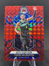 Tyrese Haliburton 2023-24 NBA Panini Mosaic City Edition Red Mosaic #289 Pacers