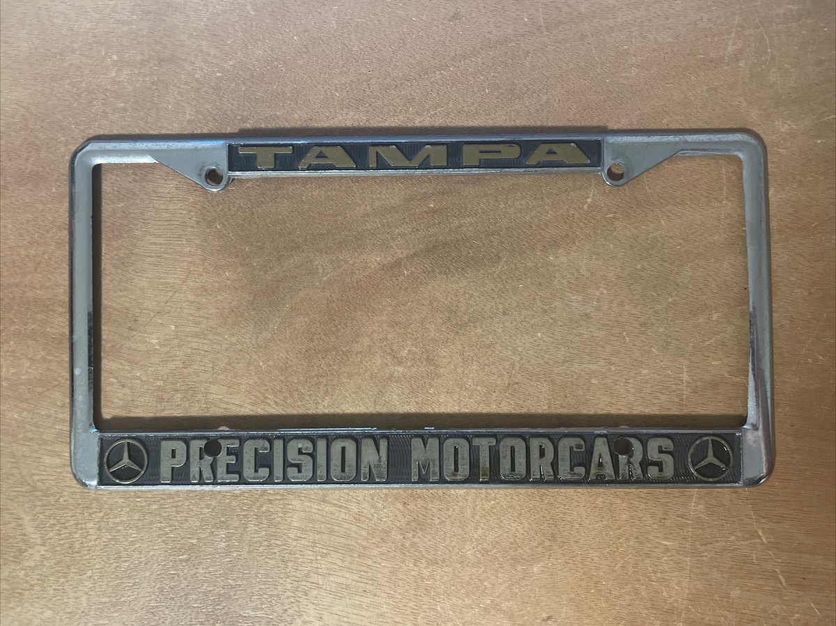 Precision Motorcars Tampa Florida Mercedes Benz License Plate