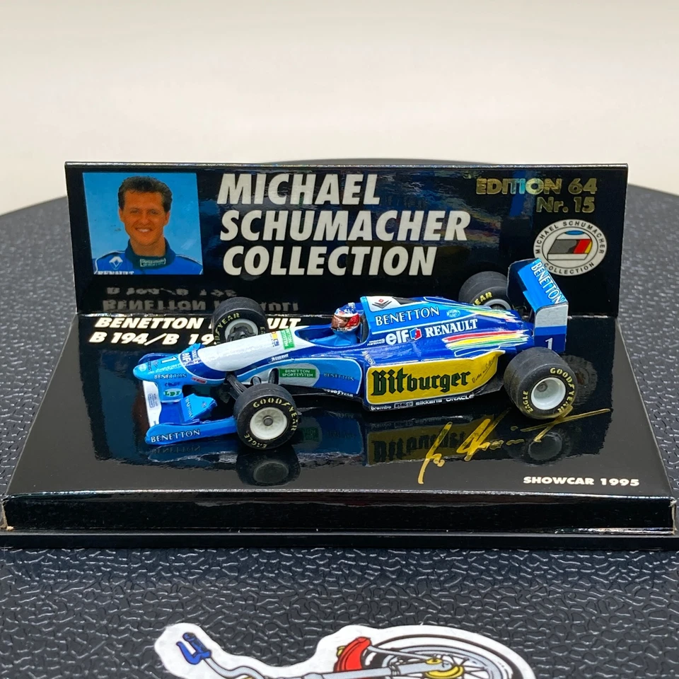 PMA MINICHAMPS 1/64 Benetton B194 Michael Schumacher Show Car 1995 510956491 - Image 3 of 4