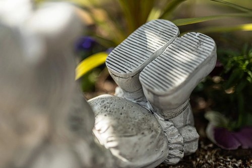 Boy and Girl Garden Ornaments Lawn Statues Hand Cast Figures Decor Antique - Picture 34 of 48