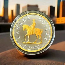  RCM MC Renewed Silver Dollar Series: Coin #9 150th Anniversary RCMP Final Coin 