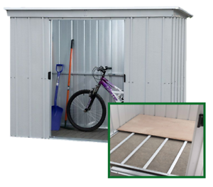 8x4 metal garden sheds floor frame yardmaster shed 8ft x