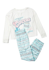 New Justice Two Piece You Had Me At Hot Cocoa PJS Pajamas Set Size M 10 NIP NWT