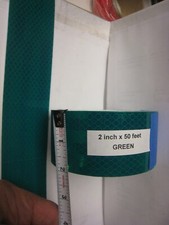  2" x 50 FEET MEAN GREEN  REFLECTIVE CONSPICUITY TAPE Lines custom cut St Patty