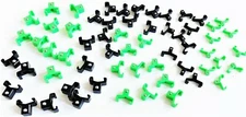 60 GOLIATH INDUSTRIAL ABS 1/4 3/8 1/2 GREEN BLACK REPLACEMENT SOCKET RAIL CLIPS
