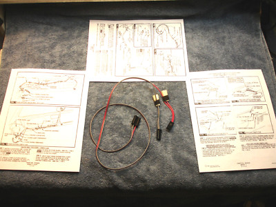 NEW DASH TOP CLOCK HARNESS & DIAGRAMS 1965 CHEVROLET TRUCK CORVAIR VAN 65 CHEVY