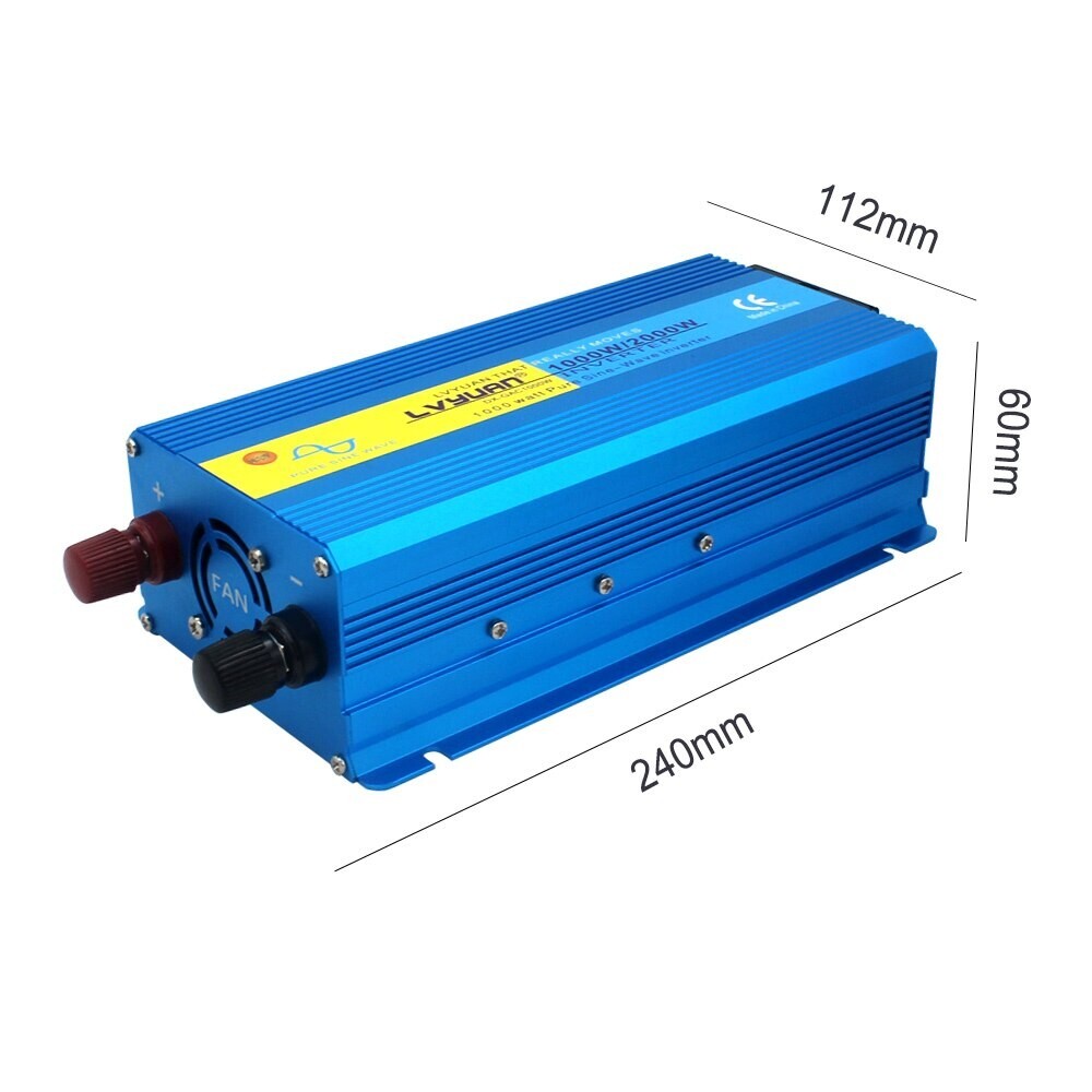 Convertisseur 220V 50Hz Vers 110V 60Hz – 2000W Max, Pour Appareils Américains