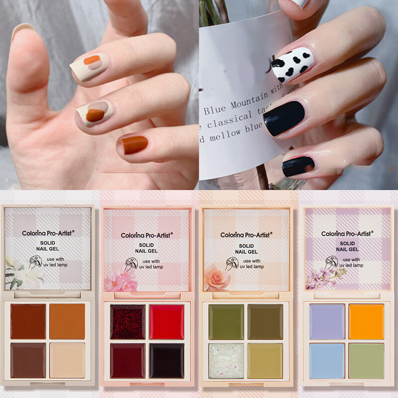 Solid Cream Gel Polish Painting Gel Color Mud Gel Nail Manicure Pudding Gel US