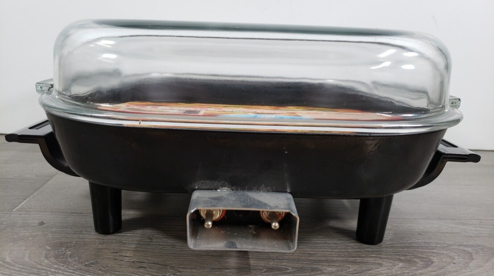 Rival Electric Skillet Frying Pan W/ GLASS DOMED LID 5102 10.5" x 10.5