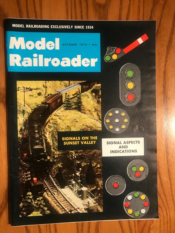 Vintage Model Railroader Magazine - Signals and Indicators - October 1970 - Nice