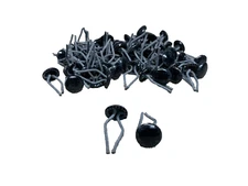 100  5961 Dark Brown Capped Trim Fasteners, 17/32" Head, 7/8" Stem, 9/32" Hole