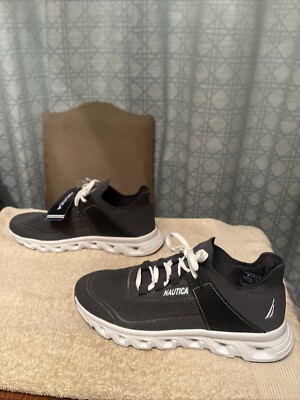 Nautica Shoes Women’s Grey Black Kicia Running Walking Athletic Brand  New