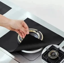 4 pcs gas range stove top burner protector reusable
