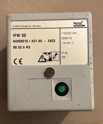 krom schröder IFW 50 Brennersteuerkasten IFW50
