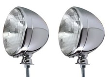 Chrome Steel Dietz 7 Head Light Buckets W Sealed Halogen Beam W91232c