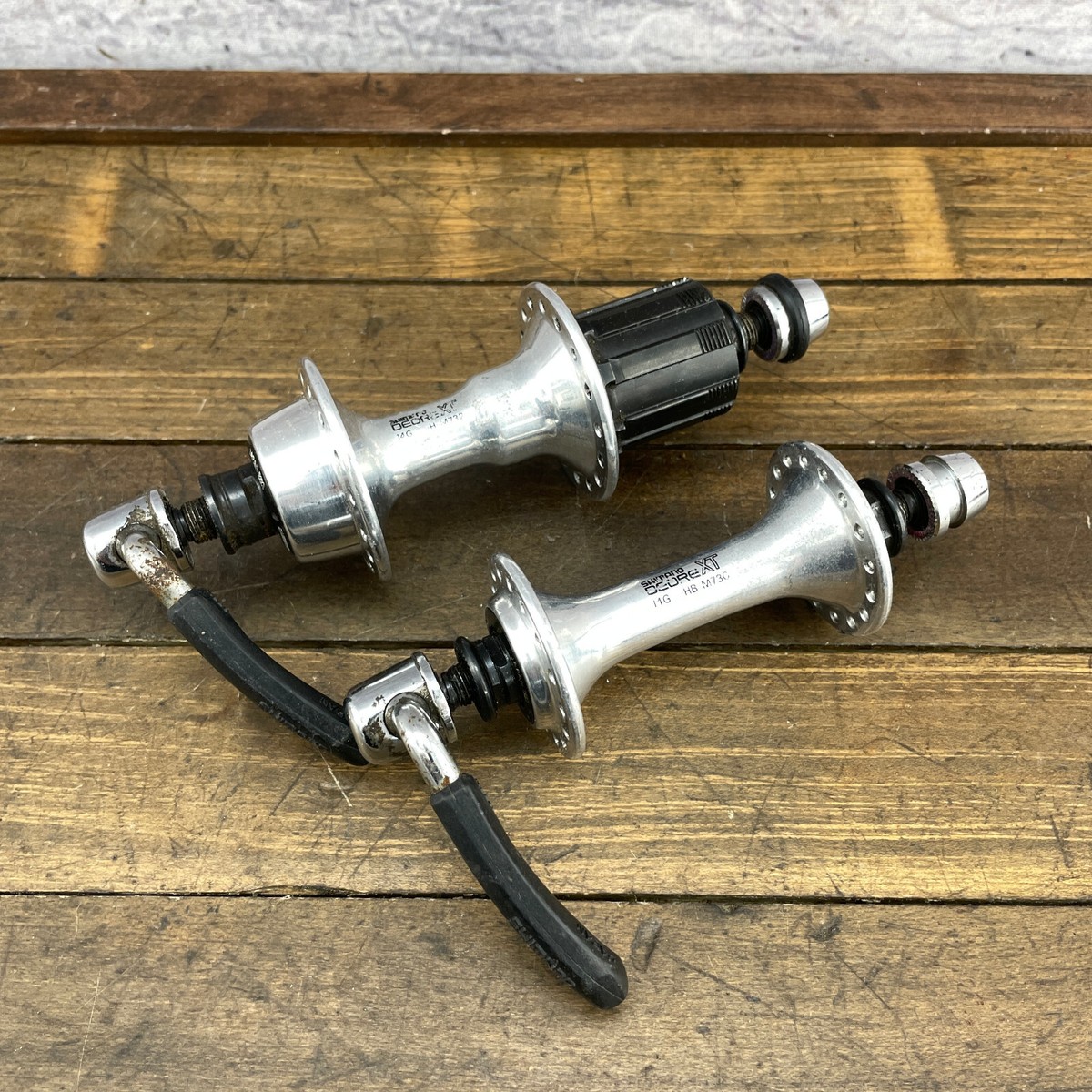 Vintage Shimano Deore XT Hub Set HB-M730 FH-M732 32 Hole MTB