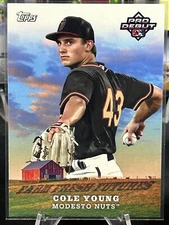 2023 Topps Pro Debut Cole Young Farm Fresh Futures Modesto Nuts