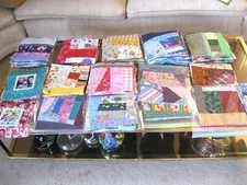 Crazy pieced quilt blocks, 100   8 1/2 inch, multicolored (set 00), 8 1/2" , new