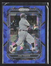 2023 Panini Prizm #187 Joe Tinker Blue Ice Prizm Chicago Cubs